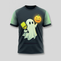 Spooky Pickleball Ghost Sports Aop Tshirt