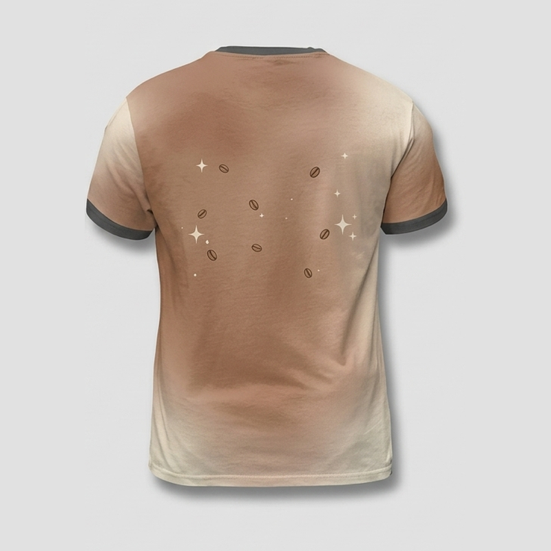 Vintage Iced Coffee Ghost Cold Brew Aop Tshirt