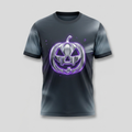 Y2k Metallic Chrome Cyberpunk Pumpkin Aop Tshirt