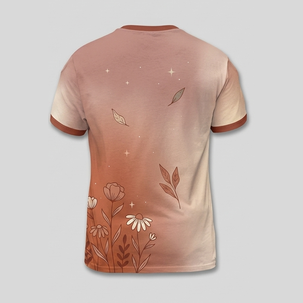 Spooky Mama Vintage Floral Typography Aop Tshirt
