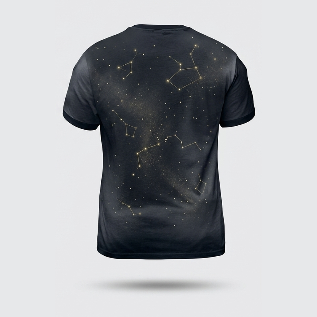 Mystic Celestial Skeleton Hands Tarot Aop Tshirt