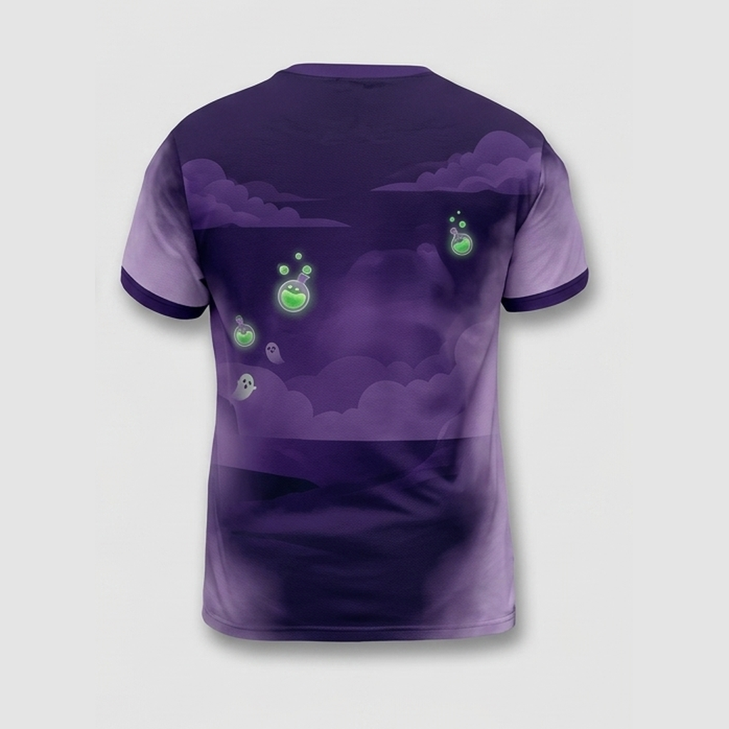 Here For The Boos Funny Potion Ghost Aop Tshirt