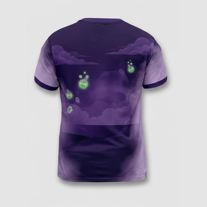 Here For The Boos Funny Potion Ghost Aop Tshirt