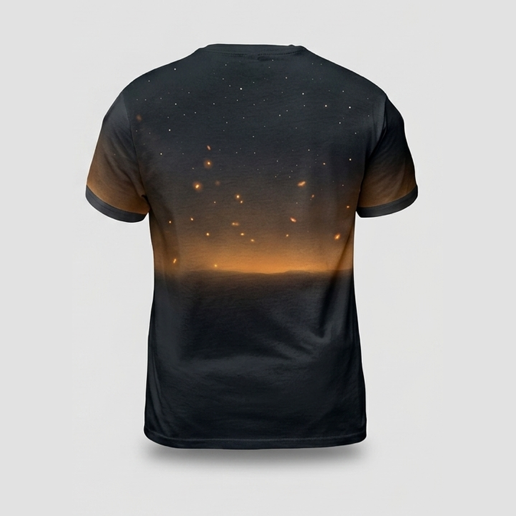 Glowing Jack O Lantern Minimalist Line Aop Tshirt