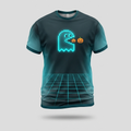 Groovy Retro 8bit Pixel Ghost Aop Tshirt