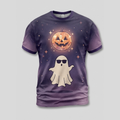 Vintage 70s Roller Disco Ghost Aop Tshirt