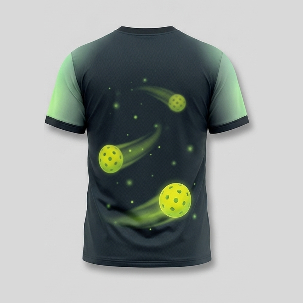 Spooky Pickleball Ghost Sports Aop Tshirt