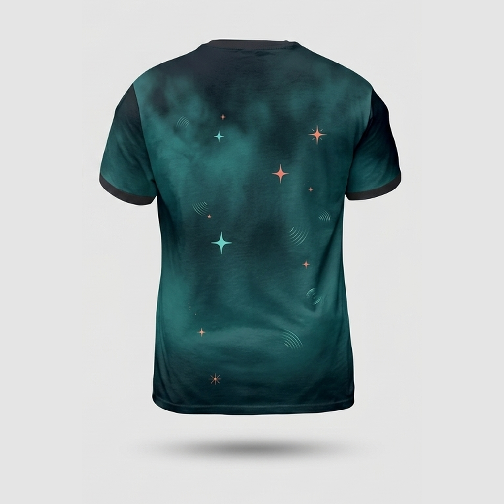 Retro Vinyl Record Spooky Disco Ghost Aop Tshirt