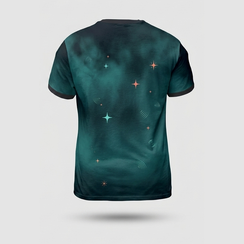 Retro Vinyl Record Spooky Disco Ghost Aop Tshirt